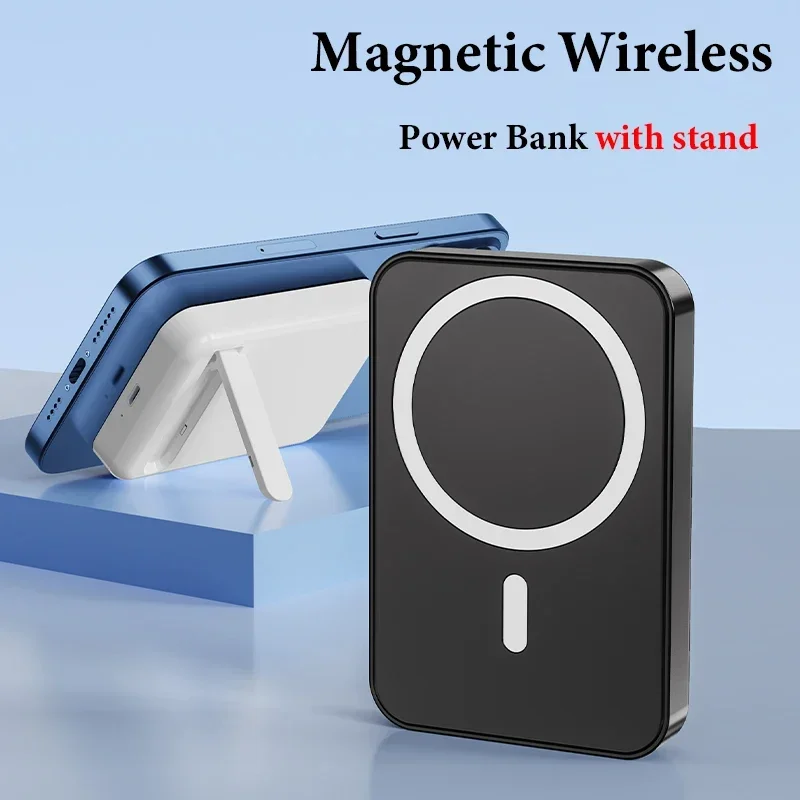 Power Bank for IPhone 12 13 14 15 External Magnetic Powerbank Portable Wireless Charger Spare Auxiliary Battery