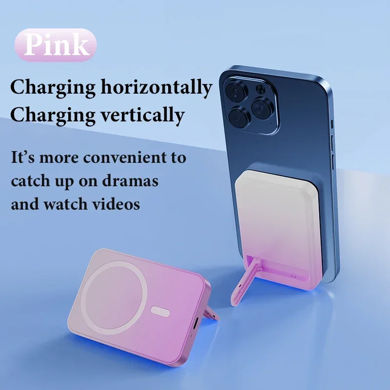 Power Bank for IPhone 12 13 14 15 External Magnetic Powerbank Portable Wireless Charger Spare Auxiliary Battery