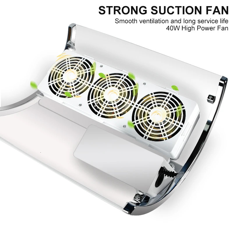Nail Dust Collector Fan Manicure Machine Tools Strong Power Nail Vacuum Cleaner With Remove Filter ctor Fan For Salon Tools 240123
