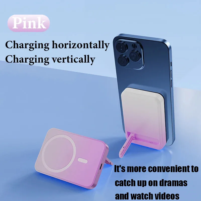 New 1:1 Magsafe Magnetic Wireless Portable Power Bank External for Iphone 15 14 13 12Pro Max Backup Battery