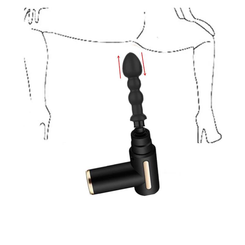 Female Masturbator Fascia Gun Adapter Body Massage Gun Head To Sex Machine Orgasm Thrusting Vibrator Dildos Sex Toys For Couples 240129
