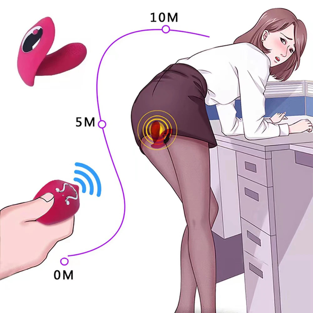 Remote Lnvisible Wear Vibrator Dildo Vibration For Women G Spot Clit Vagina Mastrubator Sex Toys With Female Stimulato 240202