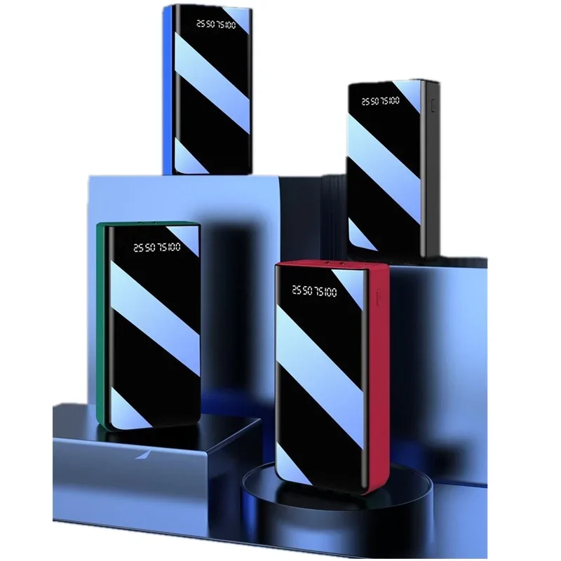 100% Original Power Bank 50000Mah Type CMicro USB Fast Charging PowerBank Led Display Portable ExternalBattery Charger ForTablets