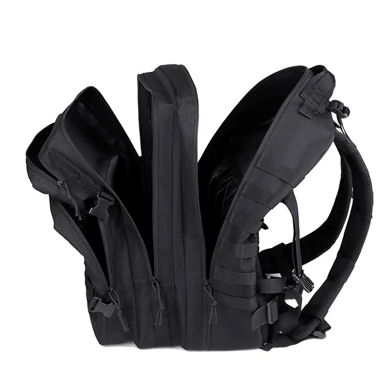 Men Army Military Tactical Backpack 900D Polyester 45L 3P Softback Outdoor Waterproof Rucksack Hiking Camping Hunting Bags 240202
