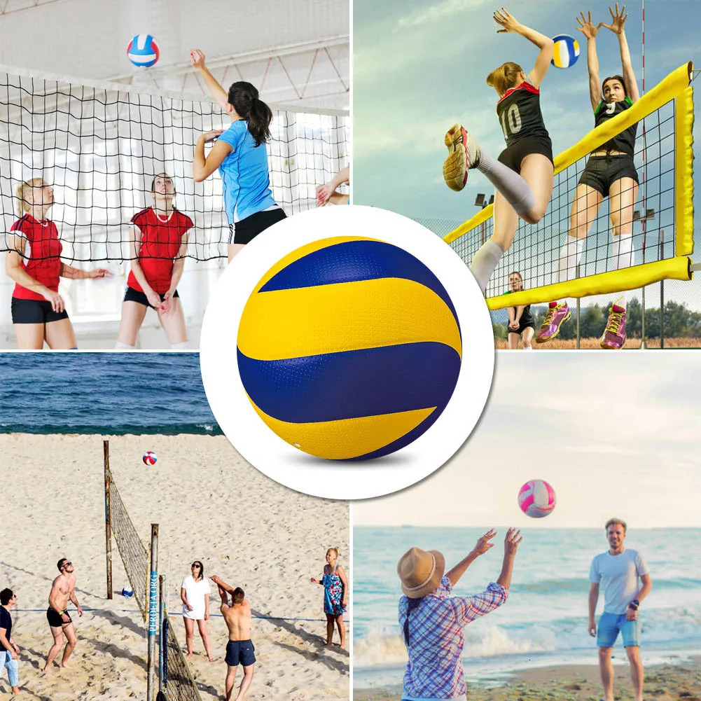 Beach Volleyball for Indoor Outdoor Match Game Official Ball for Kids Adult EIG88 240122 - view 5