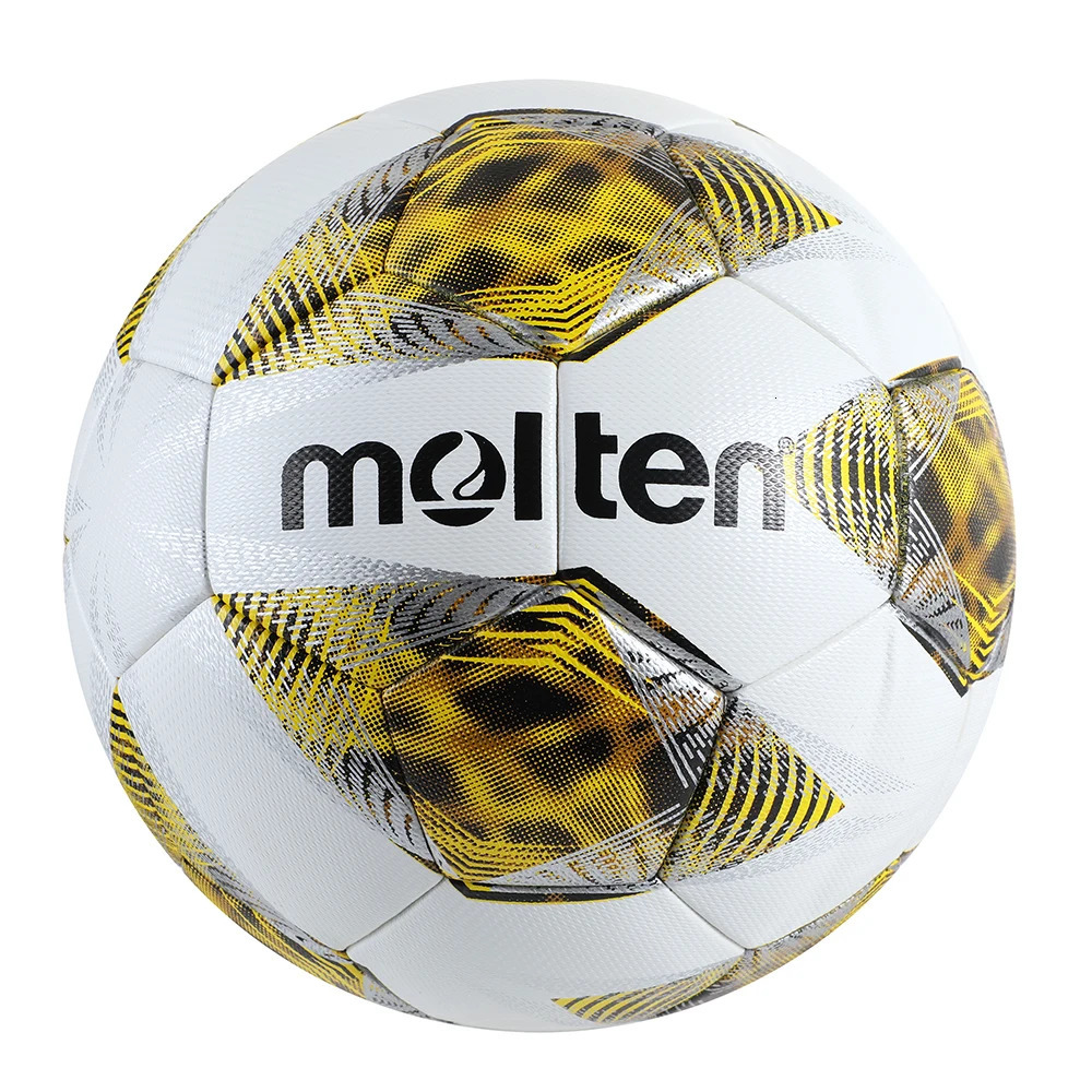 Molten Soccer Ball Size 4 Competition Soft Leather Football Professional Player Lover Student Sports Training 240127