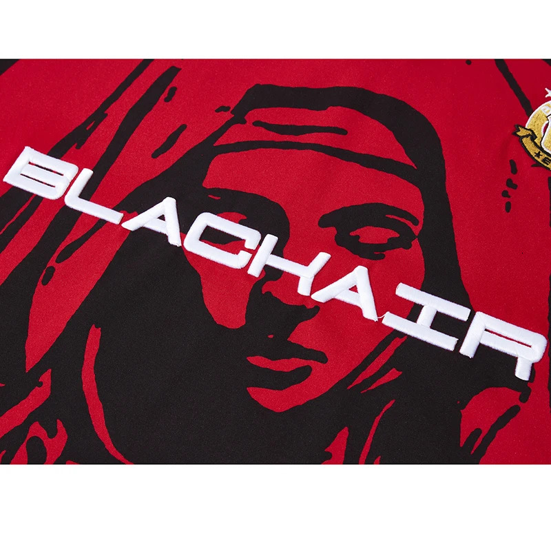 Hip Hop Streetwear Polo T-Shirt Virgin Mary Graphic T Shirt Men Polo Shirt Short Sleeve Harajuku Cotton Tops Tees Red Grey 240126