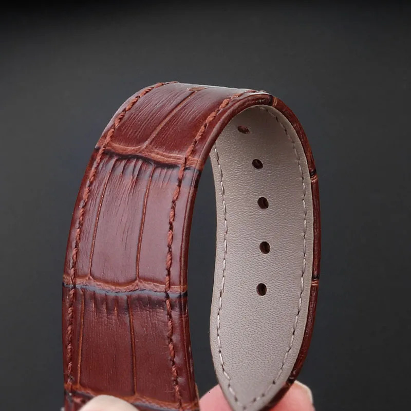 Genuine leather watch belt for Frank Muller series cow leather wristband accessories for mens and womens 22mm 26mm 30mm strap 240125