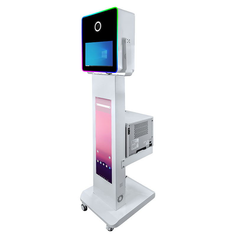 Magic Mirror Photo Booth for DSLR Camera with 15.6inch Touch Screen 29in LCD Screen Selfie Photobooth Machine for Parties Events