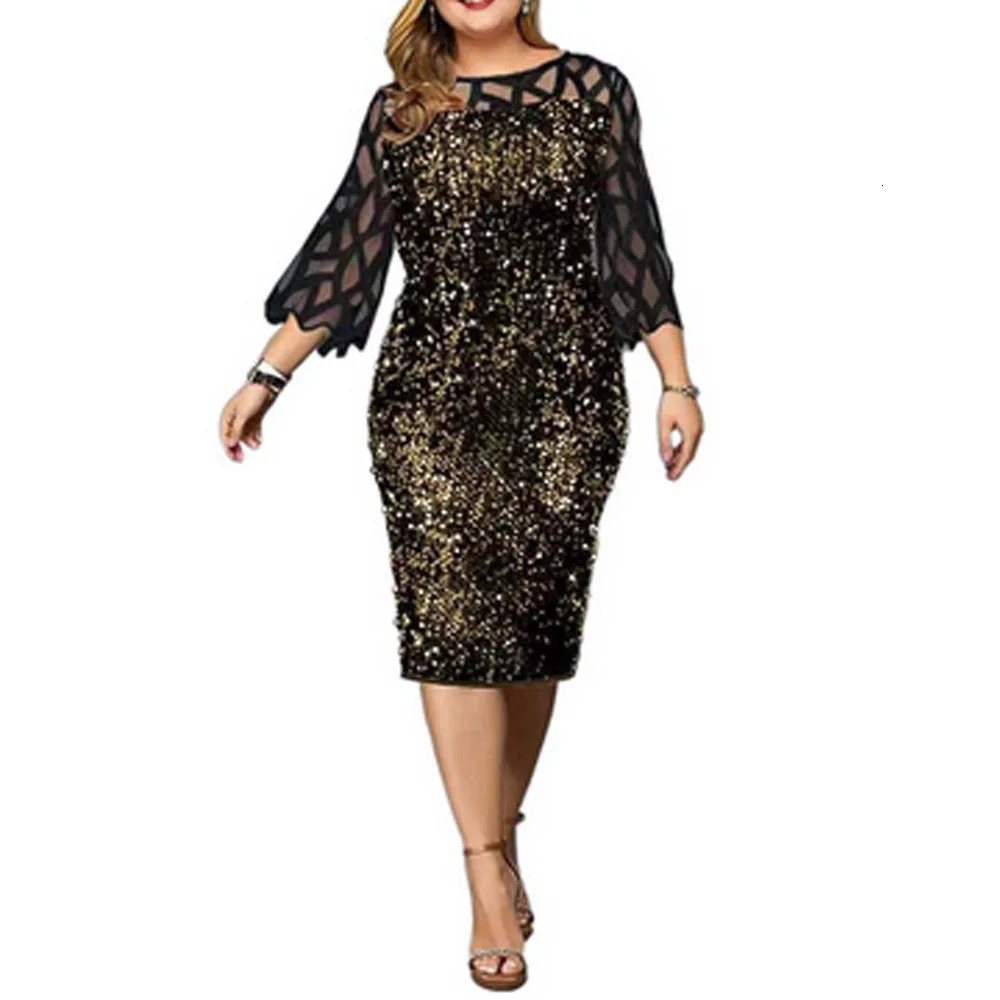 Plus Size Vestidos Formal Occas Dress for Women Summer Sexy Long Skirt Oversized Elegant Female Clothing Mini Dress 240129