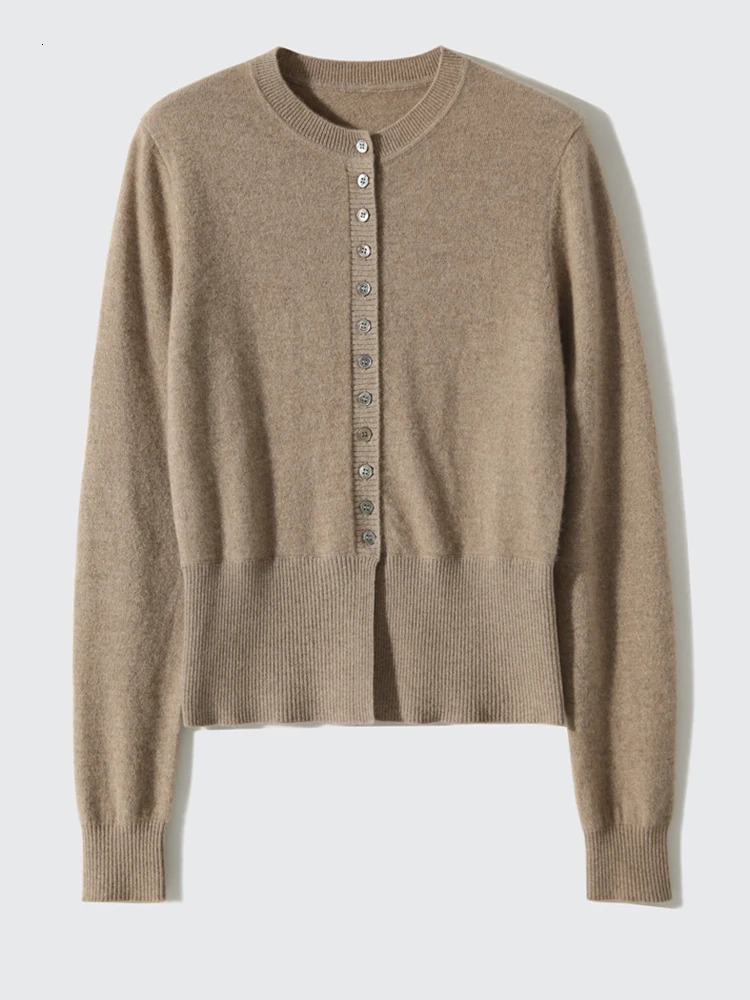 Cardigan Women Sweater Button Long Sleeve Top Autumn Winter Korean Fashion Clothes Female Black Knitted Sweaters Pull Femme 240130