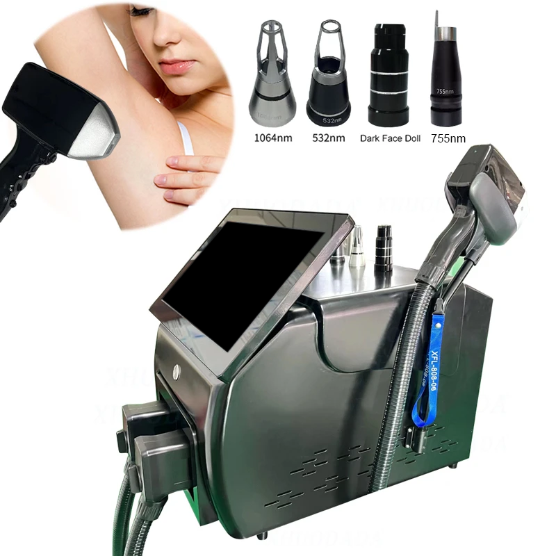 3 Wavelength 808nm Diode Laser Hair Removal Pico Laser Carbon Peeling Black Face Doll Machine For Professional Beauty Salon Equipment