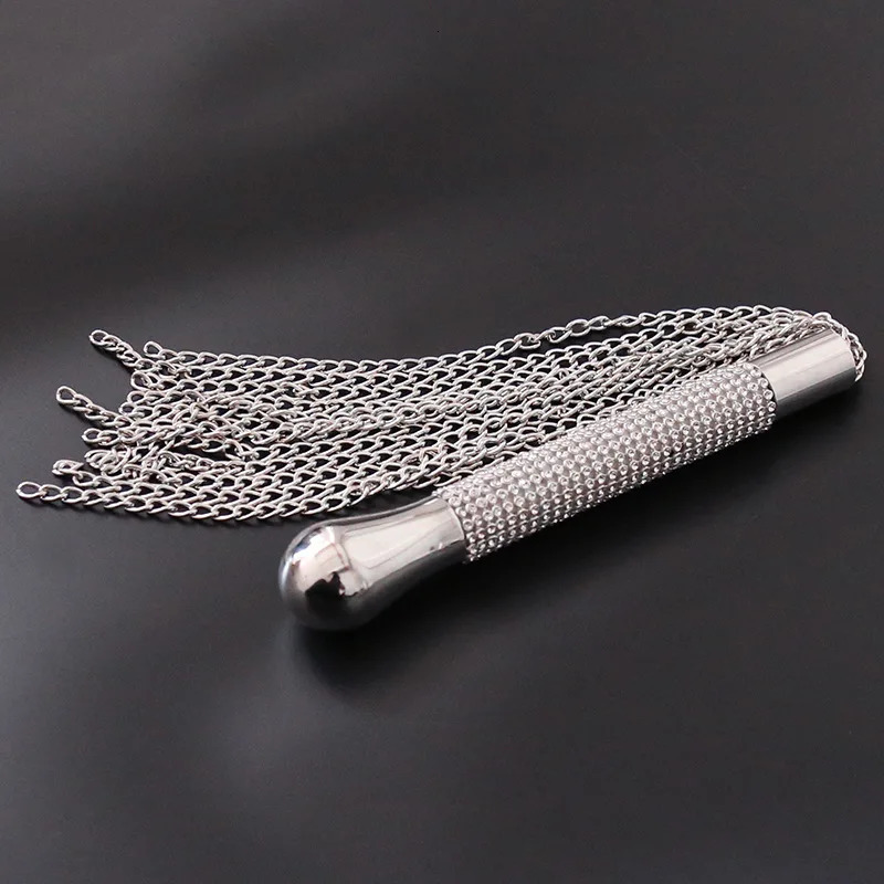 Diamond Handle Chain Whip Sex Toys For Couples Passion Spanking Paddle Whips Restraints Flogger 240129