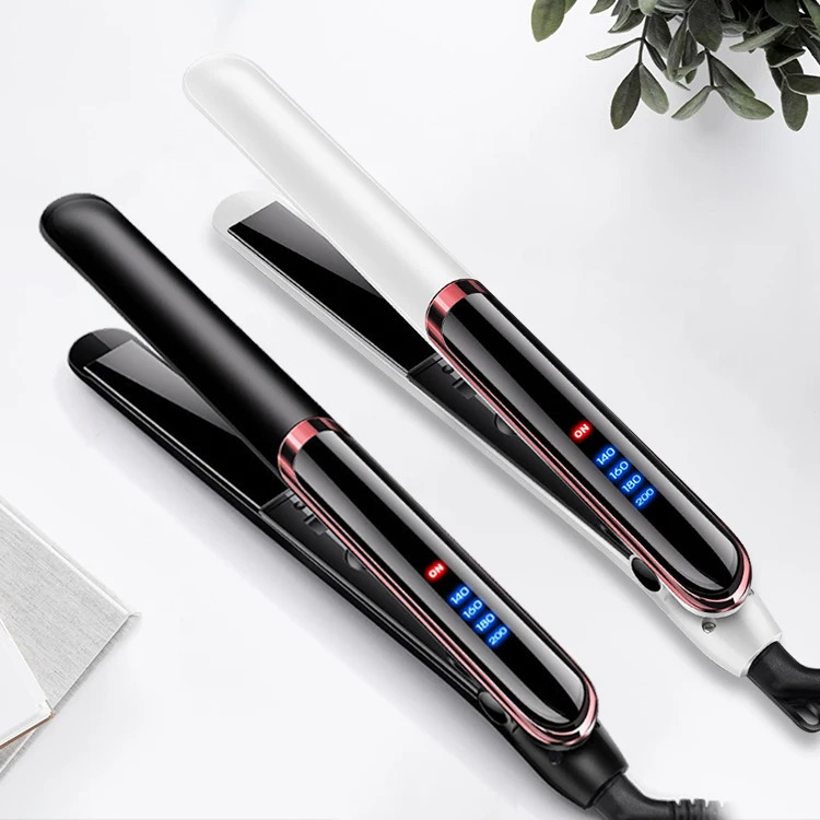 Professional Ceramic Ionic Fast Heat-Up Flat Negative Ion Iron Lcd Display Hair Straightener X251024