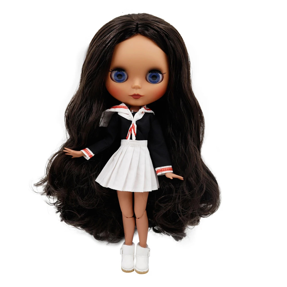 ICY DBS Blyth doll joint body white skin black skin dark skin DIY Make up special price give hand set AB girl gift 240130