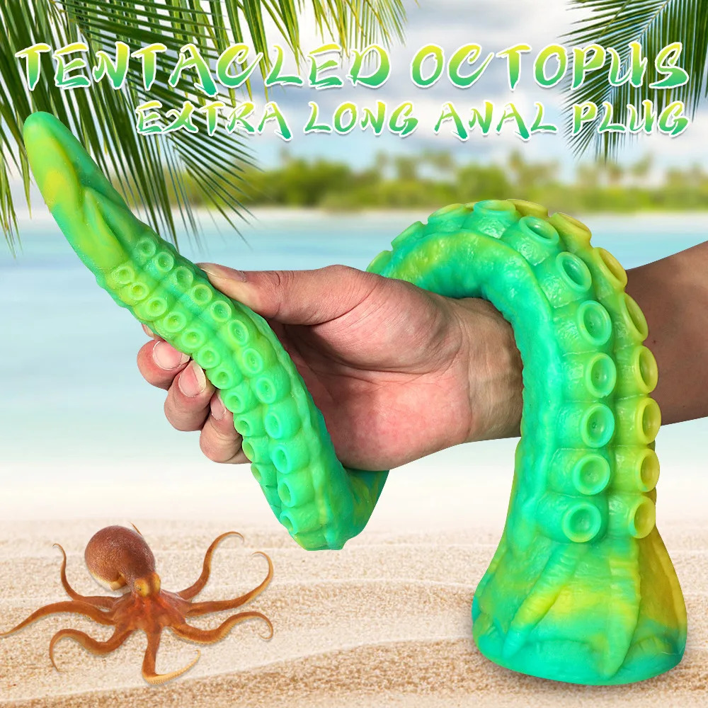 Long Anal Dildo Deep Explore Prostate Massage Buttplug Sex Toys For Women Men Vaginal Plug Soft Tentacle Anus Shop 240202