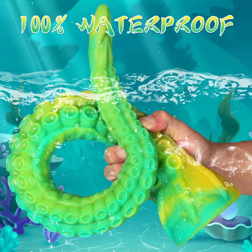 Long Anal Dildo Deep Explore Prostate Massage Buttplug Sex Toys For Women Men Vaginal Plug Soft Tentacle Anus Shop 240202