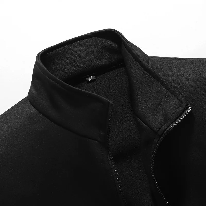 Sweater Jacket Set Mens Casual Sports Three Piece 240202