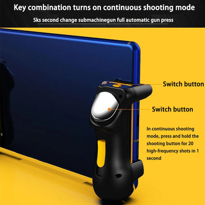 Trigger Game Controller Capacitance L1R1 Fire Aim Button Gamepad Joystick For Ipad Tablet FPS Game For PUBG 240124