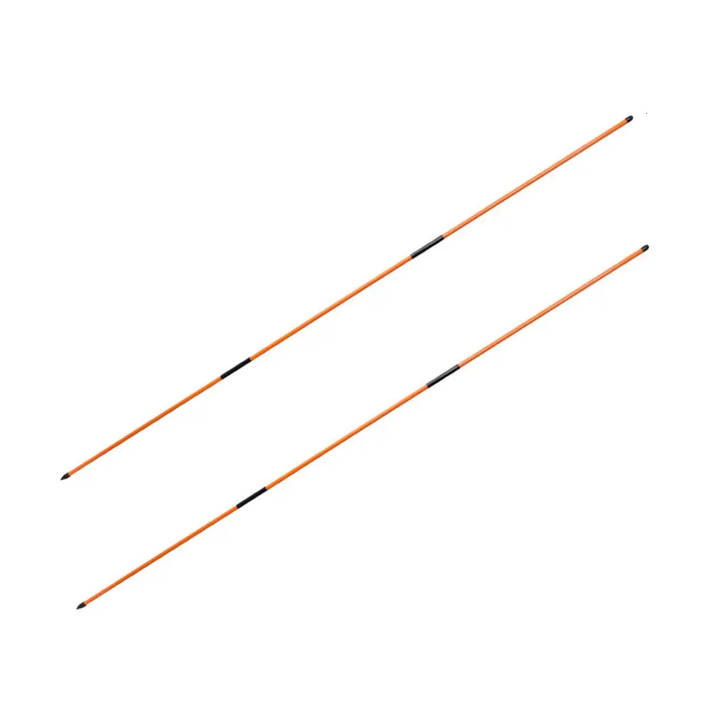 2Pcs 48 Golf Alignment Stick Putting Training Aid To Improve Golf Skills Ball Position Scores Swing Plane Orange Fiberglass 240122
