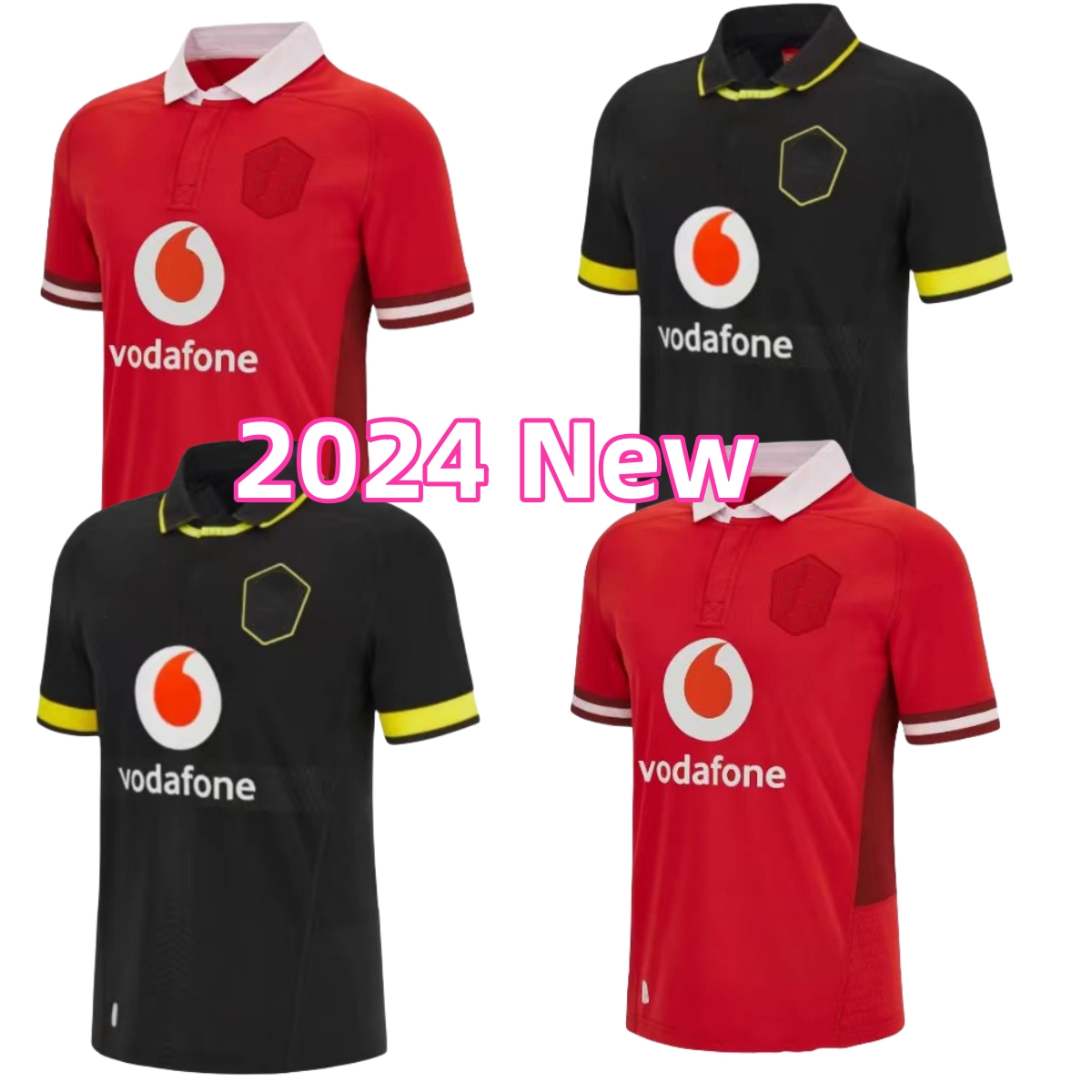2023-24 New Wales Rugby jersey National Team Jerseys Cymru Sever Version World Cup polo T-Shirt 2024 Top Training Jesery Welsh Rugby size S-5XL