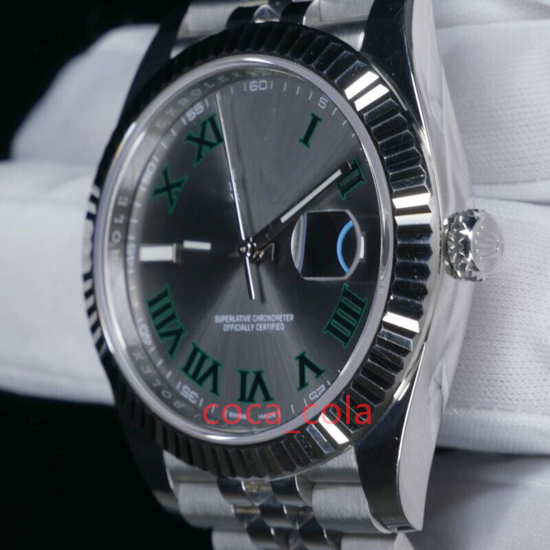 Brand world 2024 watch Best version Watch Datejust 41 Wimbledon 126334 automatic watch 2-year warranty MENS WATCHES