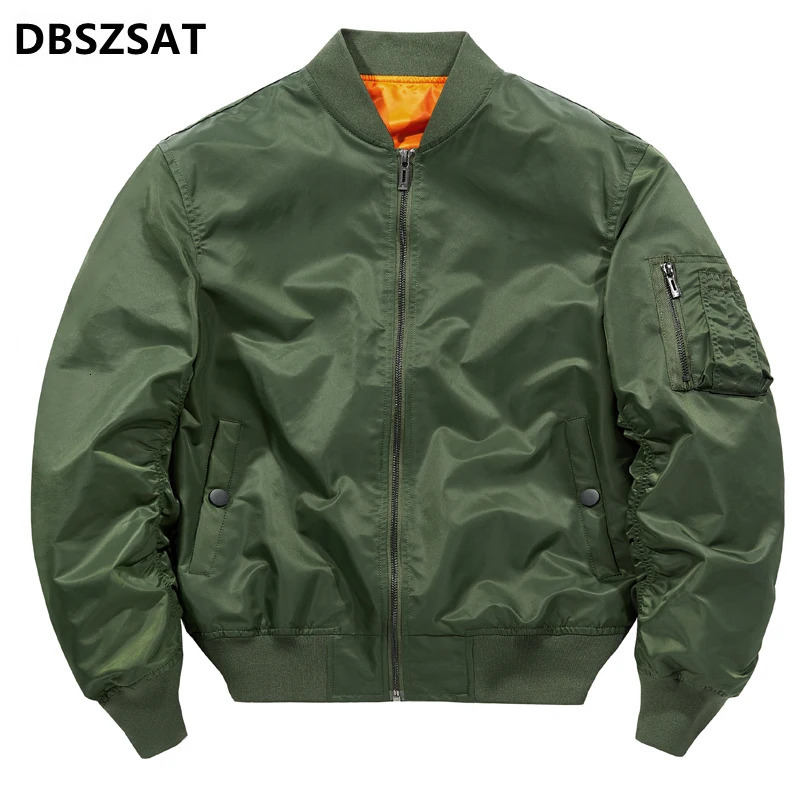 Bomber Jacket Men Ma-1 Flight Jacket Pilot Air Force Male Ma1 Army Green Military motorcycle Jackets Coats 6XLTA053 240126