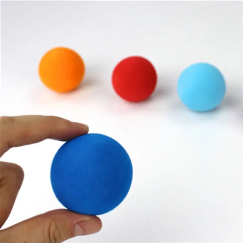 30pcs 42mm EVA Foam Golf Soft Sponge Monochrome Balls for Outdoor Golf Practice Balls for Golf/Tennis Training Solid 9 Colors 240129