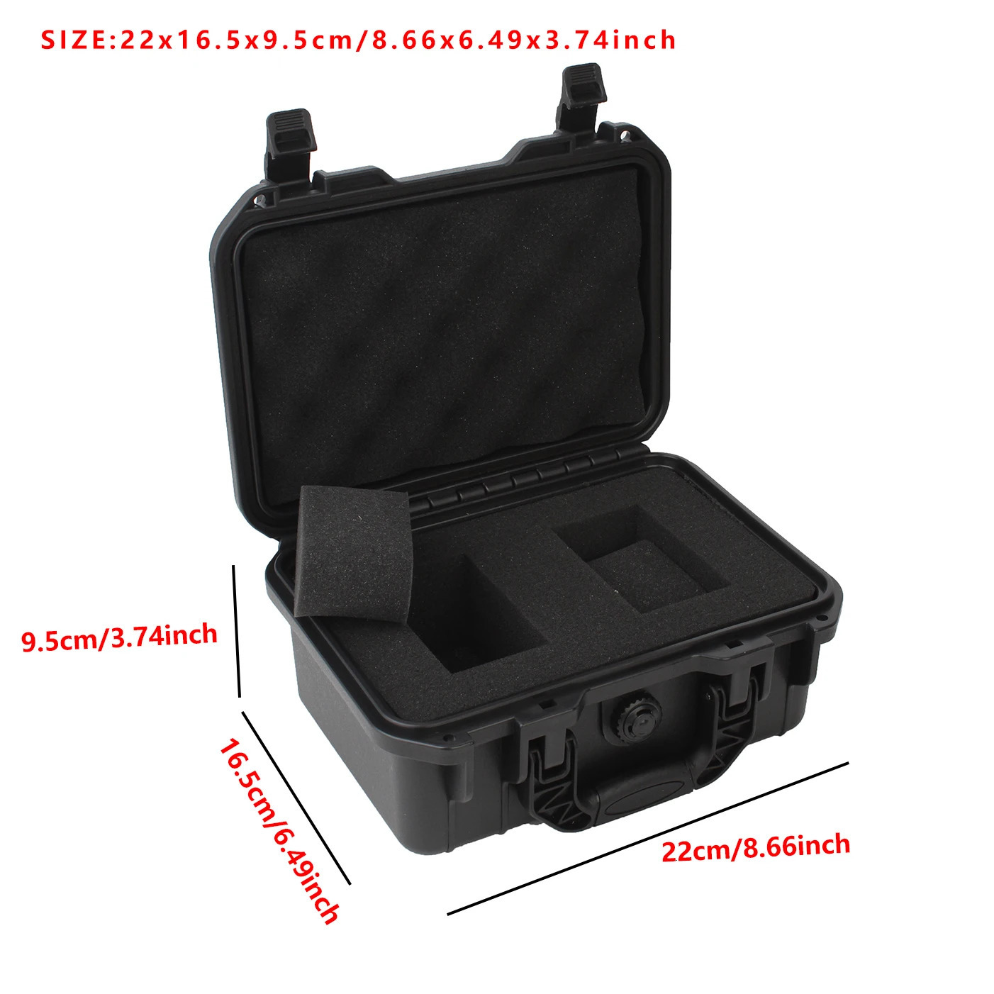 2/8 Grid High-end Watch Box Collection Watch Antique Protective Safety Box Thickened With Sponge Moisture-proof Box 240129