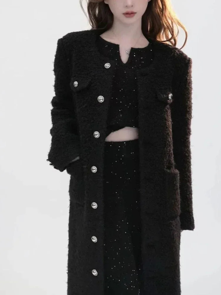 Korean Fashion 2 Piece Sets Womens Outifits Autumn Knitted Star Sweater Skirt Suit Dress Matching Clothing 240124