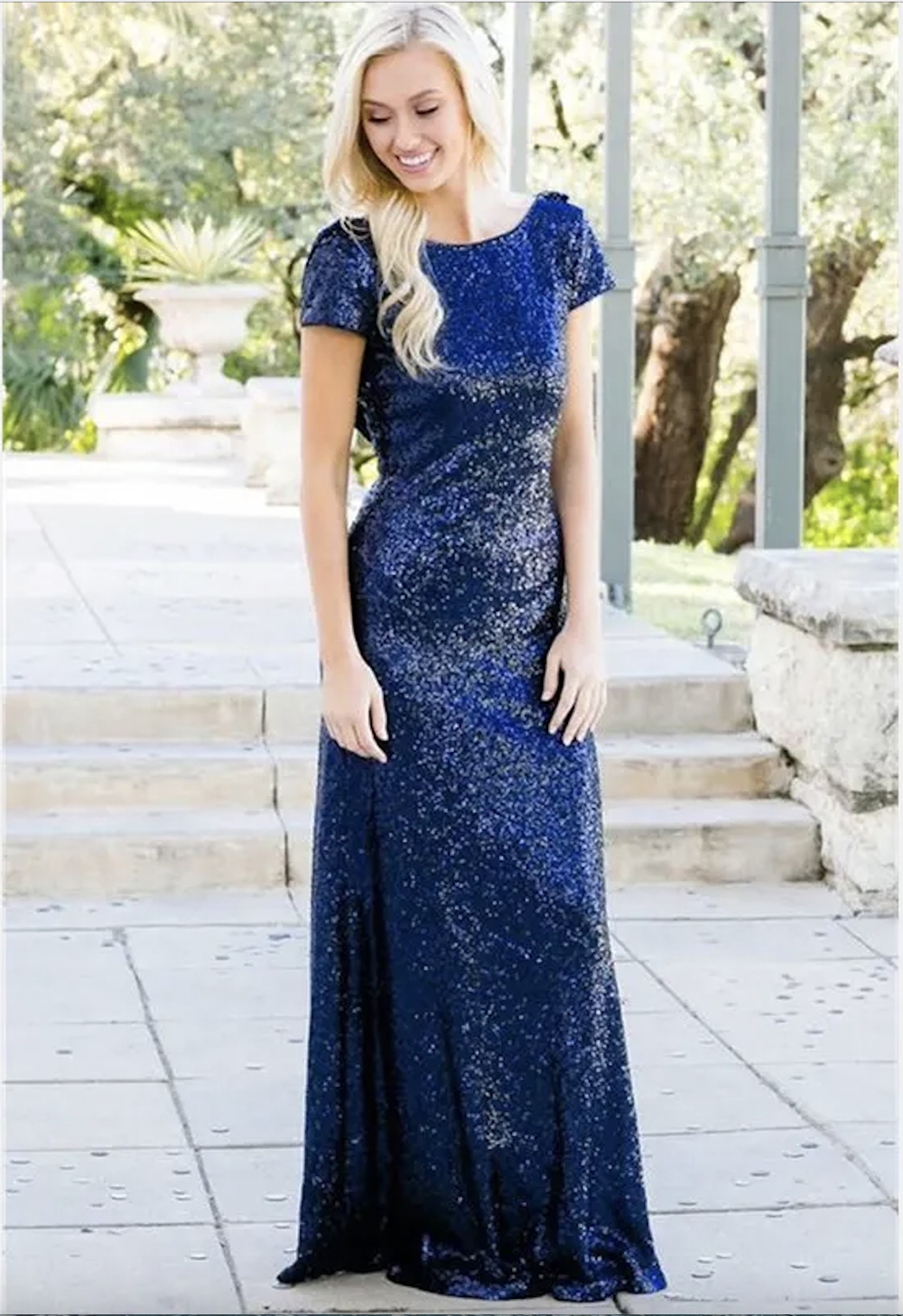 Royal Blue Sequined Mermaid Bridesmaid Black Girl Wedding Guest Gown Plus Size Sheath Prom Evening Party Dresses 0509