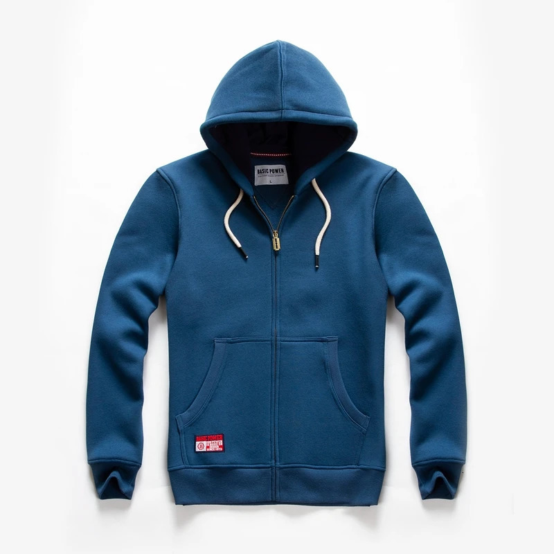 Solid Color Hoodie Men Fashion Zip Up Long Sleeve Oversized Jacket Coat Harajuku Gothic Hooded Sweatshirt Y2K Teen 20933 240127