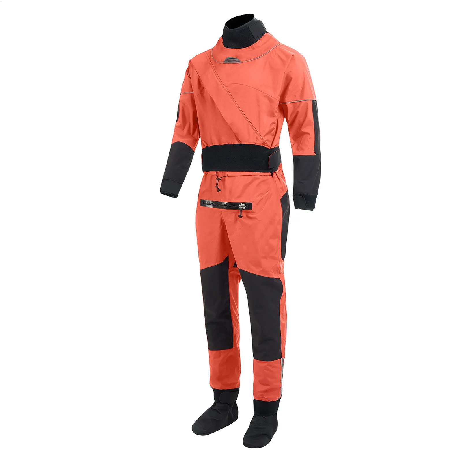 Kayak Dry Suit for Men Waterproof Fabric Drysuit With Latex on Neck and Wrist White Water River Boat Pending 240131