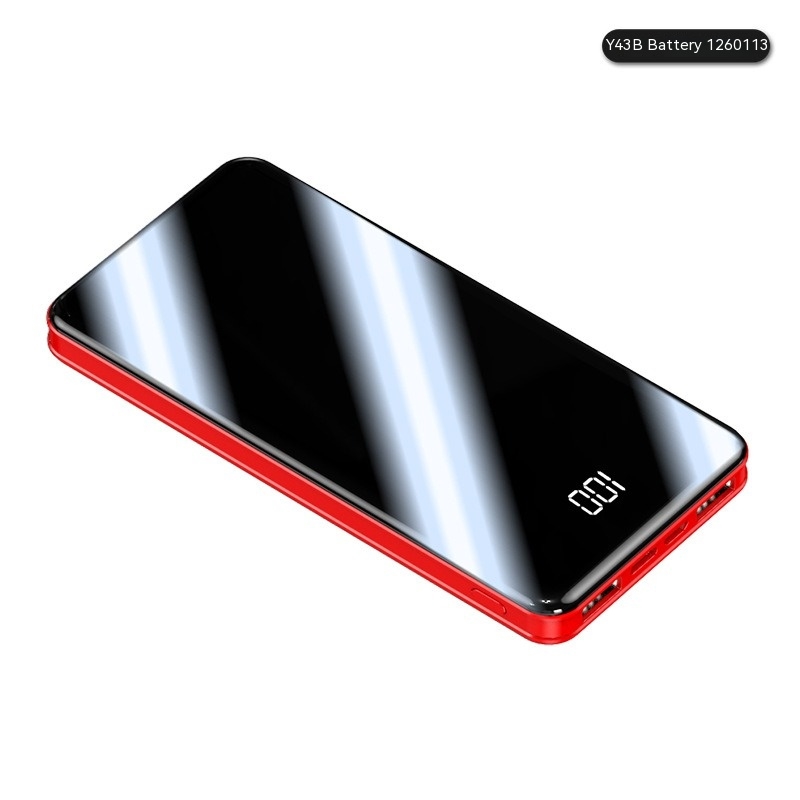 20000mAh Slim Power Bank Portable Charger External Battery Pack Pover Bank For iPhone 12Pro Xiaomi Huawei Samsung Power Bank