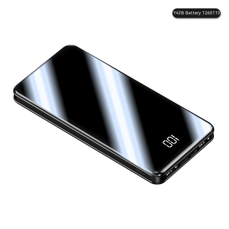 20000mAh Slim Power Bank Portable Charger External Battery Pack Pover Bank For iPhone 12Pro Xiaomi Huawei Samsung Power Bank