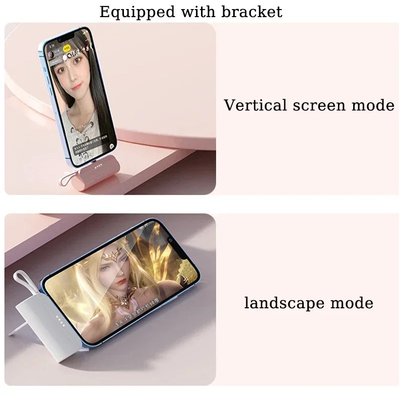 Mini Power Bank 10000mAh Portable Charging Powerbank Mobile Phone Spare External Battery PoverBank For iPhone Samsung Xiaomi