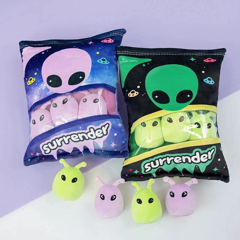 A Bag of Snacks Pillow Sweet Yogurt Cheesy Puffs Plush Toy Kids Child Birthday Christmas Gift Axolotl Hug Pillow 240119