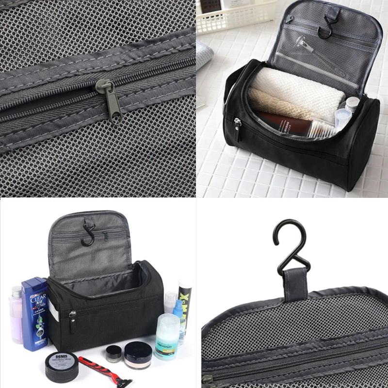 Free Shipping Cosmetic Bags Makeup Wash Functional Hanging Women Toiletry Bag Make Up Case Print Handbag Men Travel Toiletries Designer Bag Luxury Bag