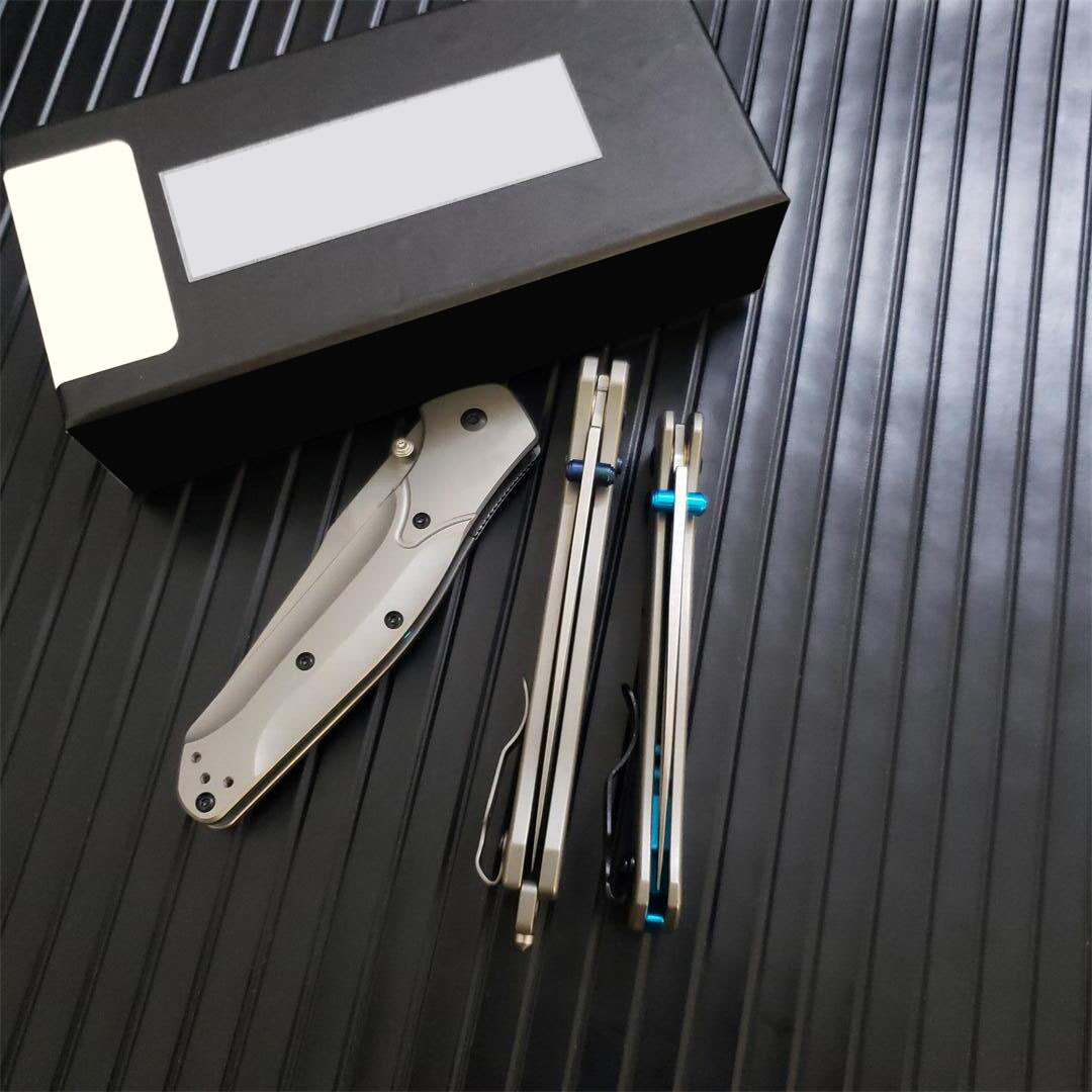 3Models 535/537/940 Bugout Folding Knife S90V Blade Titanium Handles Outdoor Hunt Camp Rescue Survival Tactical Knives 535-3 537-Ti 940-1 EDC Tools