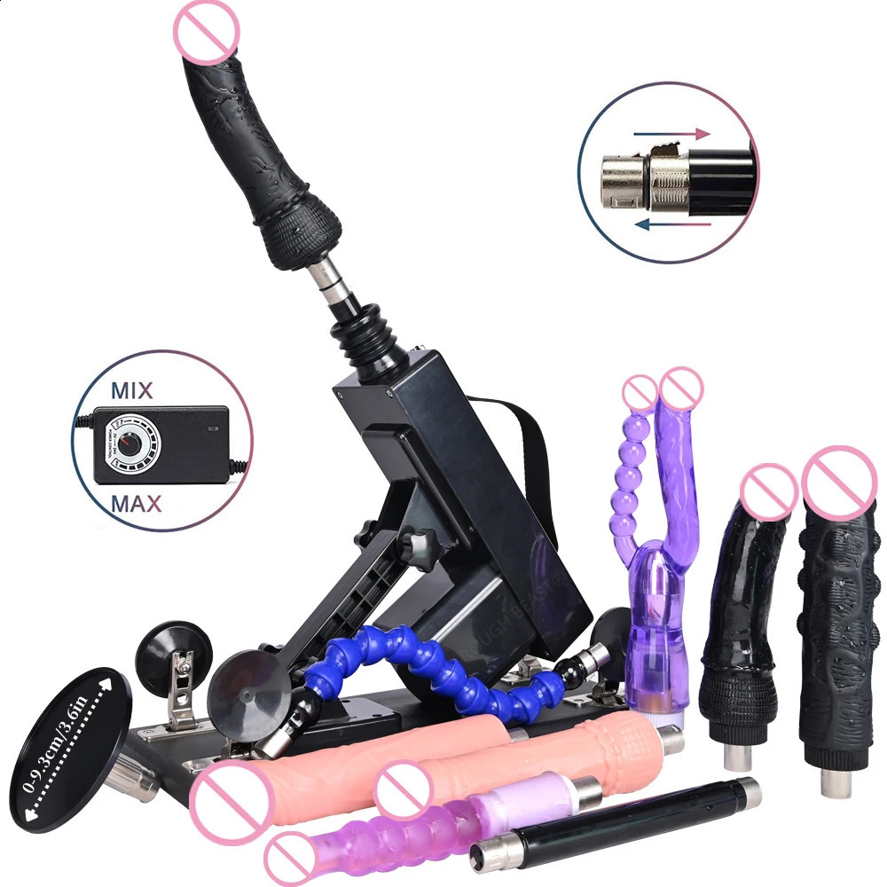 ROUGH BEAST Sex Machines for Woman Masturbating Pumping Sex Gun Adjustable Speed Love Machine for WomenSex Toys 240129
