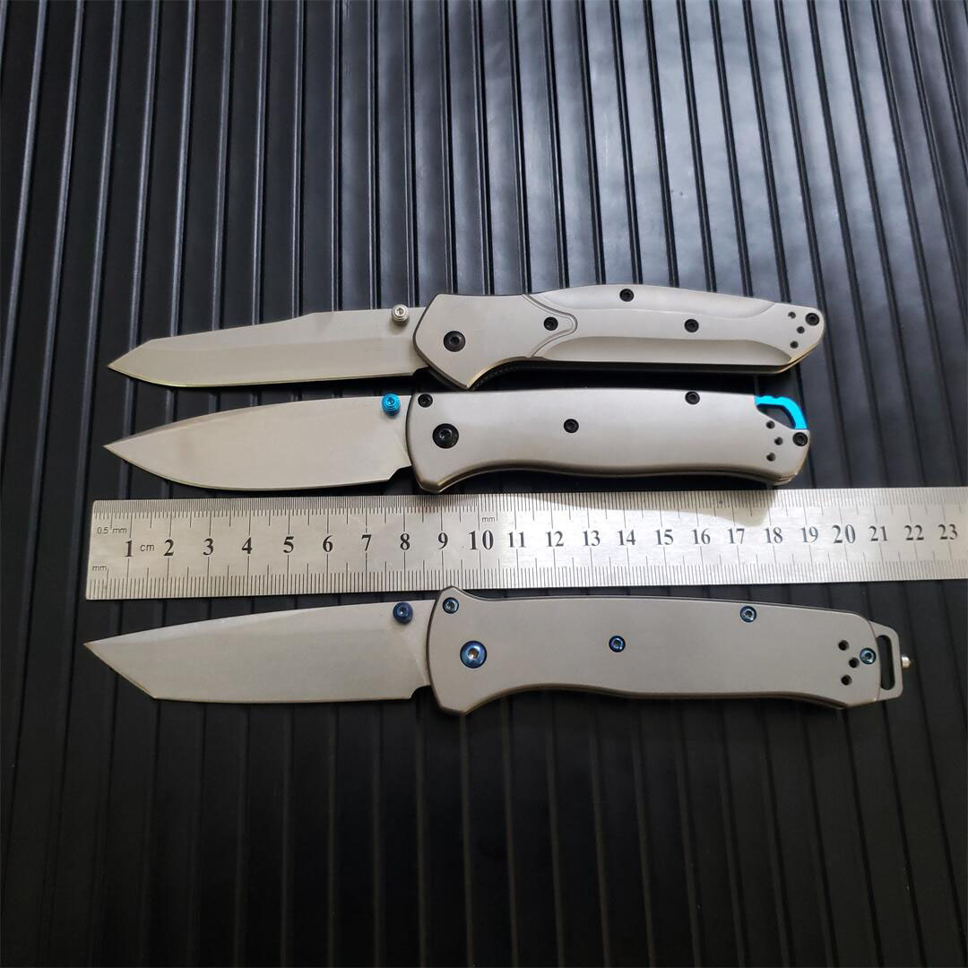 3Models 535/537/940 Bugout Folding Knife S90V Blade Titanium Handles Outdoor Hunt Camp Rescue Survival Tactical Knives 535-3 537-Ti 940-1 EDC Tools
