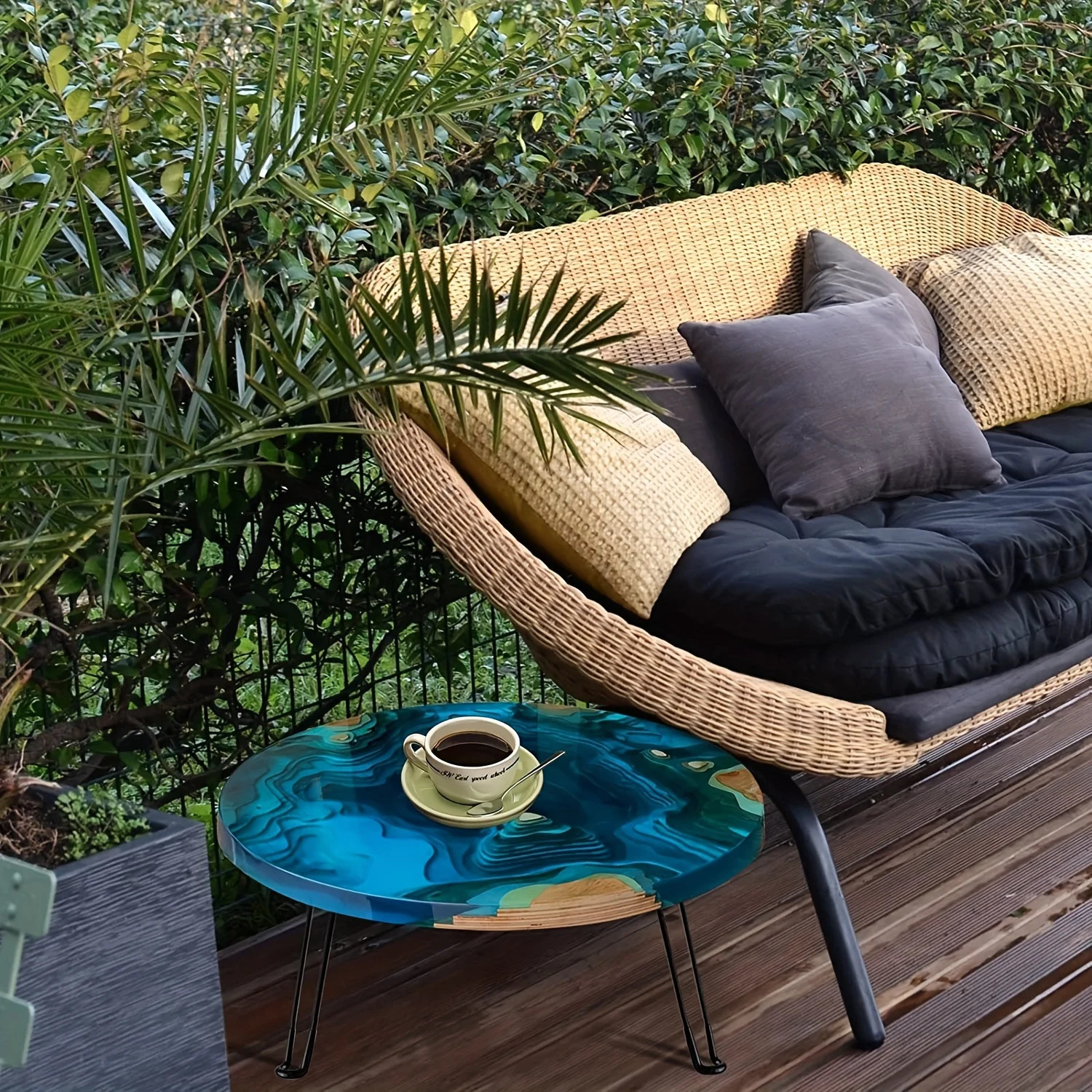 Large Resin Tray Mold 19 Inch Round Epoxy Resin Table Mold Thick Silicone Tray Molds for Charcuterie Board River Table Resin Cas 240202