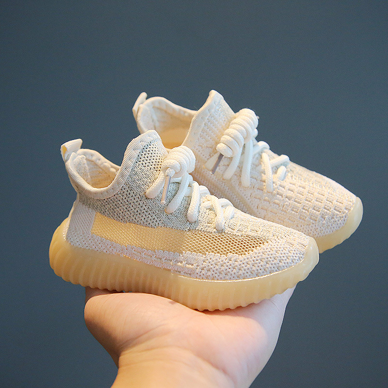 Kids Coconut Shoes 2024 Spring Autumn Hot Sale Boys Sneakers Girls Casual Shoes Knitted Breathable Children Walk Toddler Sports Trainers Eur 21-38 z25