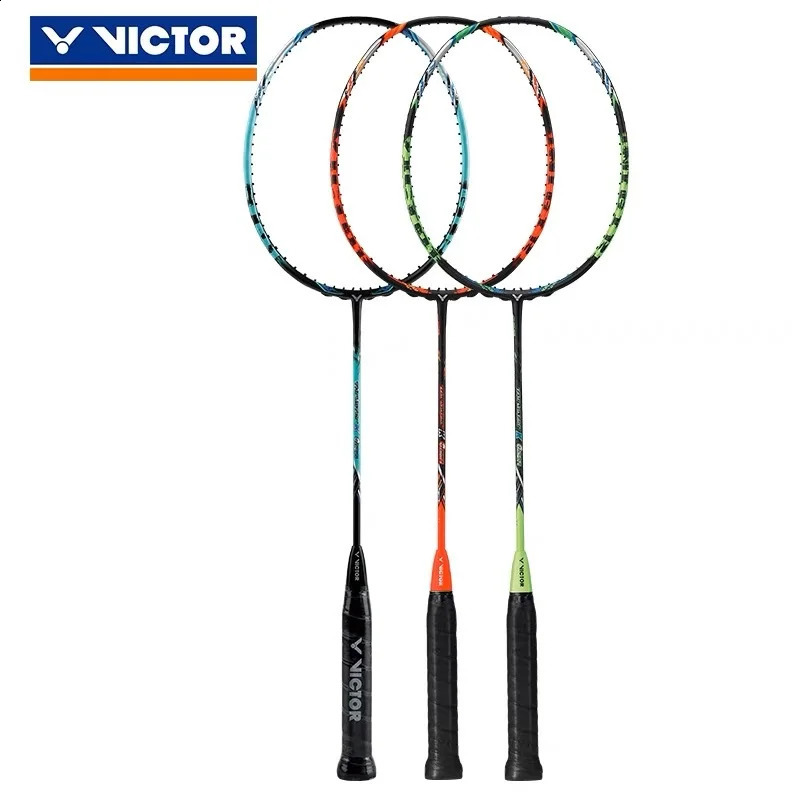 Badminton Rackets Rackets Victor TKOnigiri Offensive Badminton Racket Full Carbon 4U G5 Ultralight Pro Without String
