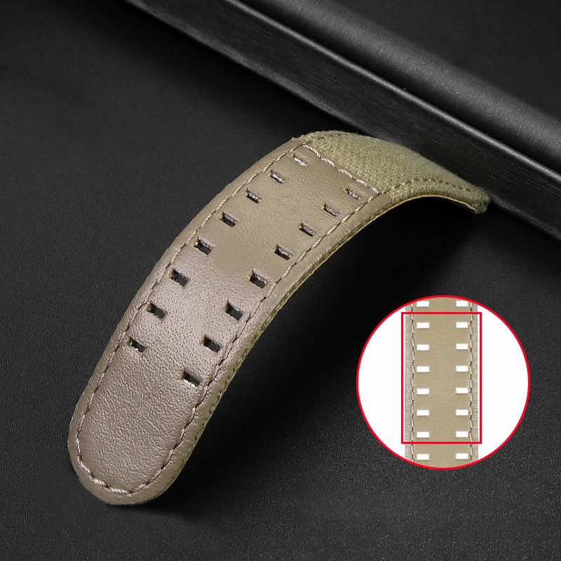 For Hamilton Khaki Field Watch h760250h77616533h70605963 H6893 Watch Strap Genuine Leather Nylon Men Watch Band 20mm 22mm 240125