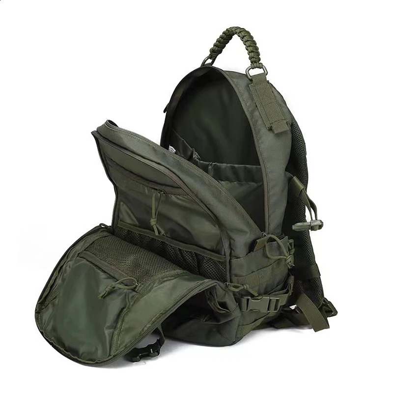 35L Camping Backpack Waterproof Trekking Fishing Hunting Bag Military Tactical Army Molle Climbing Rucksack Outdoor Bags mochila 240119