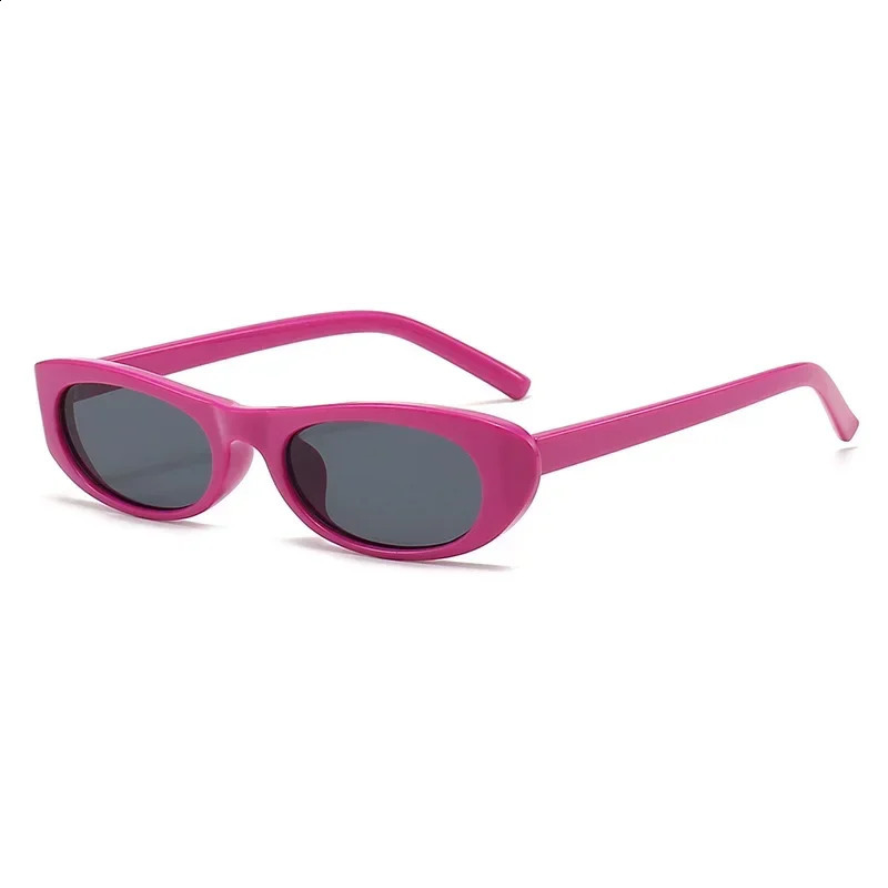 Trend 2024 Tortoise Shell Cat Eye Sunglasses Womens Narrow Rectangular Oval Frame Sunvisors Womens Sunglasses 240216 - view 4