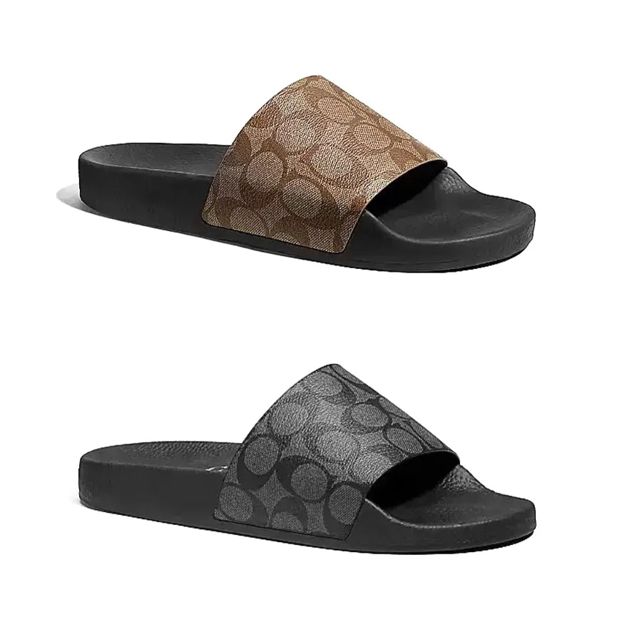 Man Summer Sandals Flip Flop Mens Sliders Low Loafers Bloom Sandale Career Sandal Slippers Double Shoes Woman Coach Shoe Indoor Designer Slipper