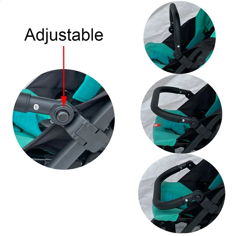 Stroller Accessories Bumper Bar Leather Armrest Handlail For gb Pockit All City gb Pockit Air and gb Pockit All-terrain 240130