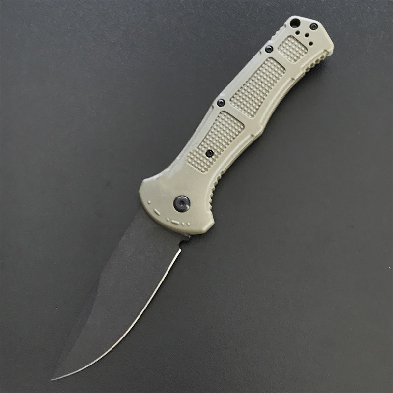 Outdoor 9070 9071 Tactical Folding Knife D2 Blade Nylon Fiber Handle Camping Hunting Defense Knives Pocket Saber